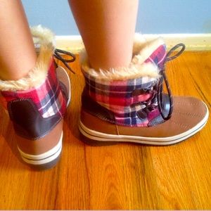 Plaid boots!